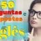 150 Perguntas e Respostas Mais Comuns em Inglês 🙋Como Aprender Inglês Rápido ???🤔???