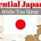 Learn Japanese While You Sleep 😀 Learn Japanese 180 Essential BASIC Phrases 😀 English/Japanese