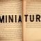 Mysteries of vernacular: Miniature – Jessica Oreck
