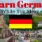 Learn German While You Sleep 😀 130 Basic German Words and Phrases 🍻 English/German