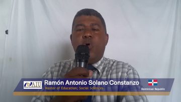 Testimonial Ramón Antonio Solano Constanzo