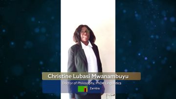 testimonialChristine Lubasi Mwanambuyu mp4