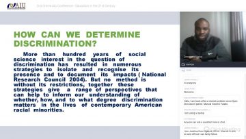 The sociology of Discrimination – Desmond Itiose