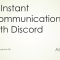 Project Communication with Discord  by Bachahally Radhakrishnan V